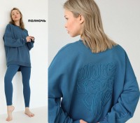 MY Свитшот жен. О-вырез вышивка на спине More self love СО002