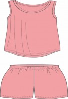 MELADO ПИЖАМА ЖЕНСКАЯ арт. 1901W-80071.2S-521