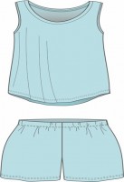 MELADO ПИЖАМА ЖЕНСКАЯ арт. 1901W-80071.2S-712