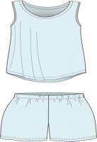 MELADO ПИЖАМА ЖЕНСКАЯ арт. 1901W-80071.2S-731