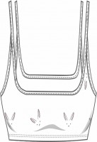 MELADO ТОП ЖЕНСКИЙ Снежка 6512W-11101.1H-027m