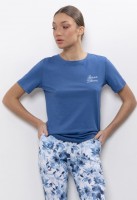 MELADO ФУТБОЛКА ЖЕНСКАЯ Гжель 6503W-20332.1H-734