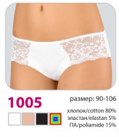 VERALLY трусы-слип с заниженной линией талии 1005-1