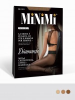 MINIMI Колготки DIAMANTE 20 [кружевной пояс]