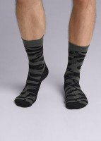 CLEVER CLE Носки муж.К3381Л 23Ф хл+эл