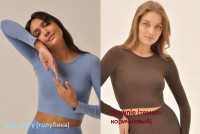 MY Кроп-топ CROP TOP MANICA LUNGA MA929