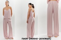 MY Брюки пижамные жен.атлас Б313