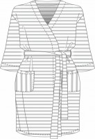 MELADO ХАЛАТ ЖЕНСКИЙ Снежка 6512W-75111.1H-028m