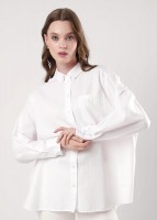 CLEVER Рубашка жен. Антрацит 353171пп _Б 42-52