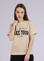 CLEVER Футболка жен. Цветной футер LF24-008/1т
