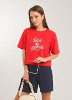 CLEVER LF26-1234/2 Футболка жен. Круиз