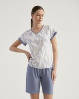 OXOUNO Комплект футболка/шорты:жен. МОДЕЛЬ 4 [Lavender XL] Арт: OXO-0819 