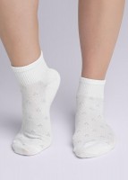 CLEVER Носки жен. сетка хлопок Д5383