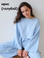 MY Кроп-топ жен. из муслина ТО102