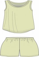 MELADO ПИЖАМА ЖЕНСКАЯ арт. 1901W-80071.2S-611