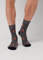 CLEVER Носки муж.К6602 сувенир хл+эл